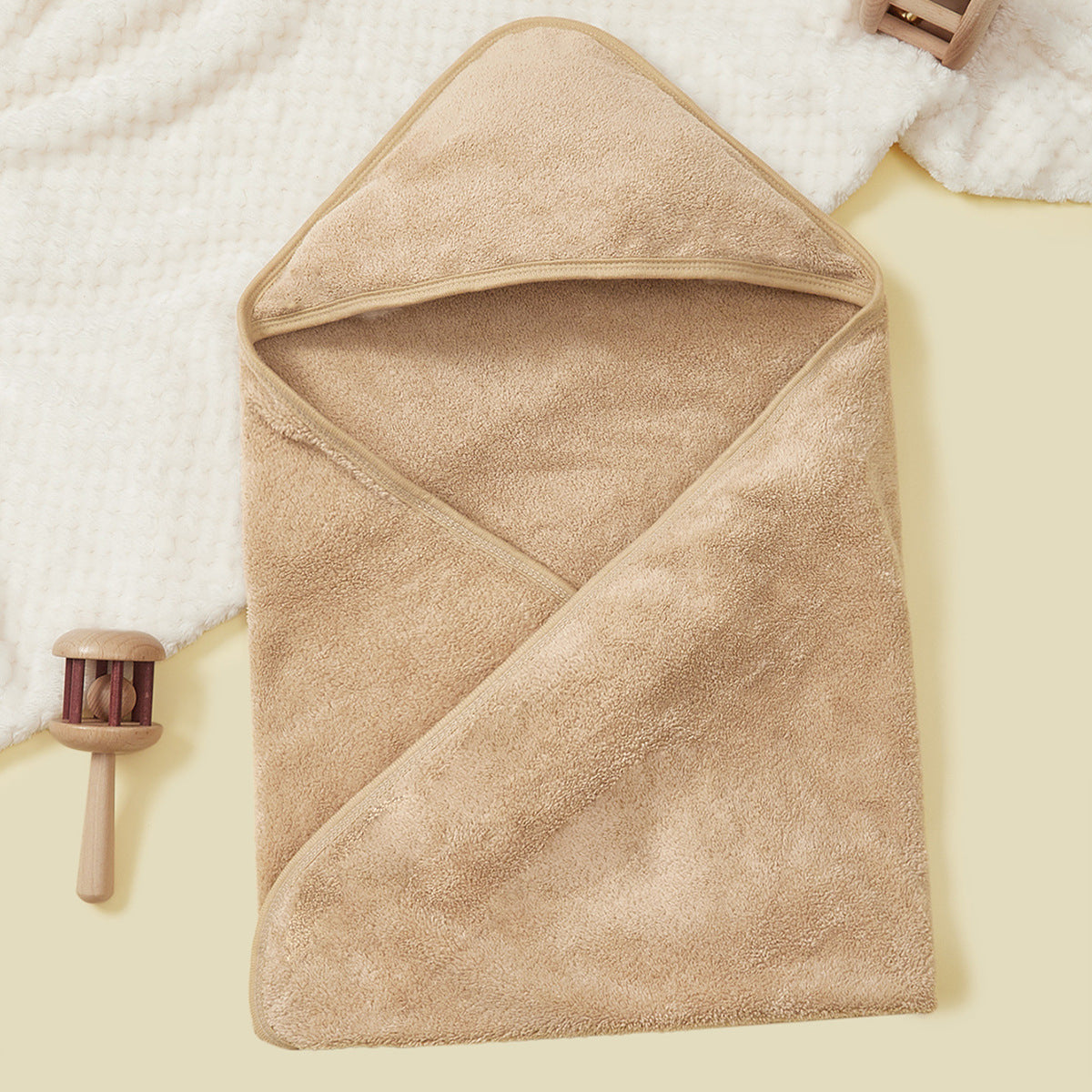 Weicher Fleece Baby-Bademantel Brehn