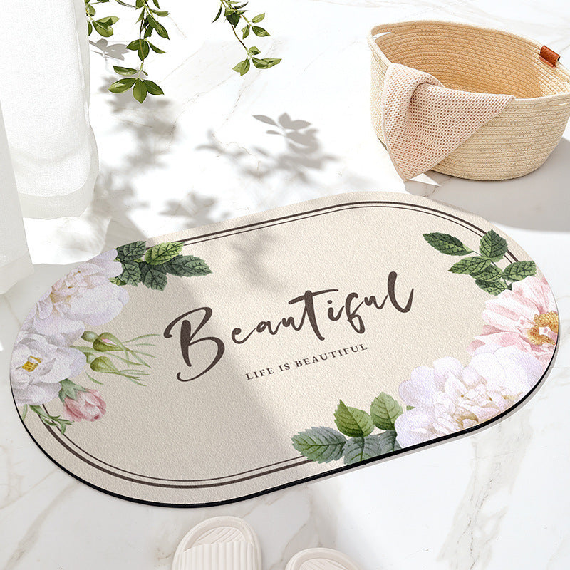 Dekorative florale Bereichsmatte Brehn