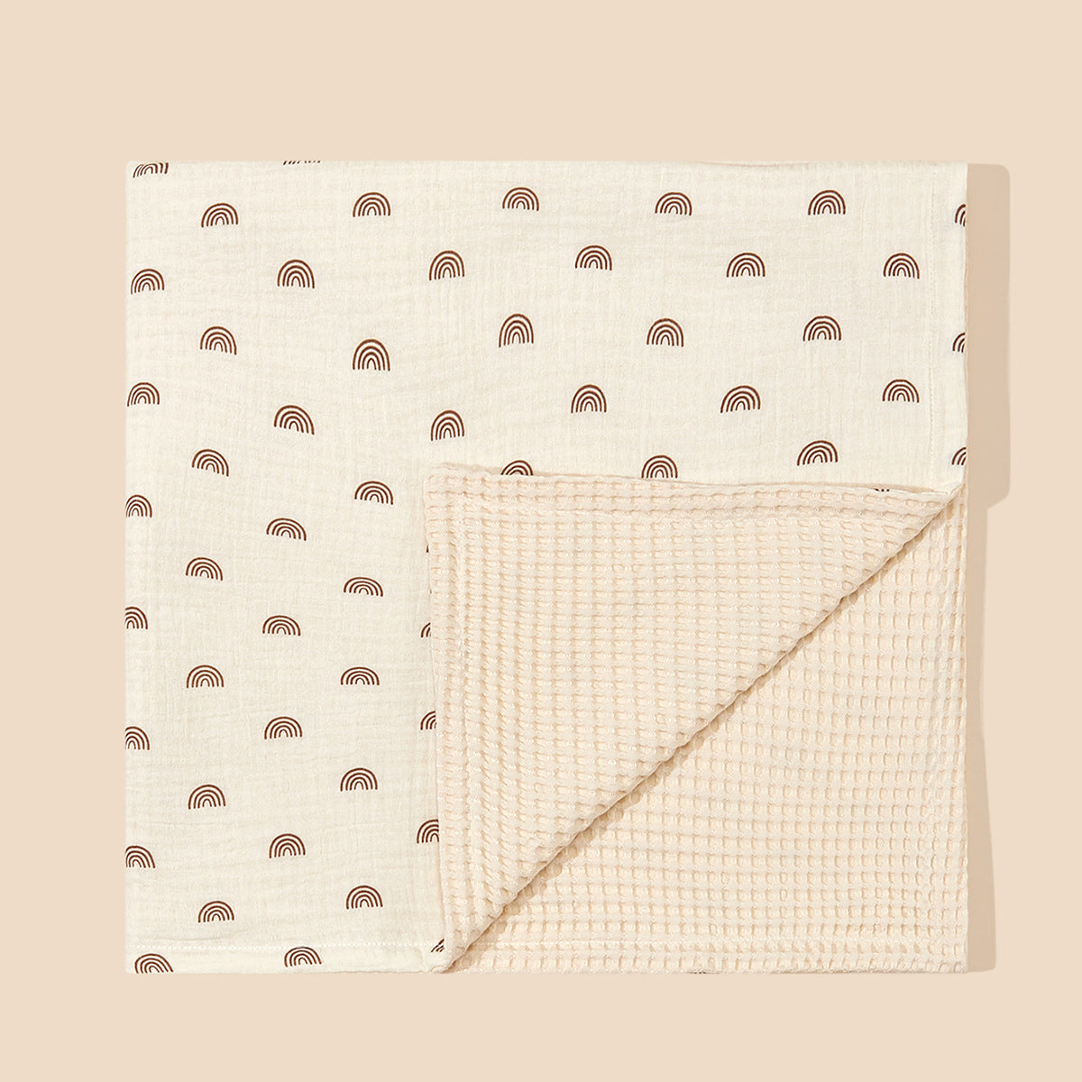 Dual-Texturiertes Musselin Babydecke Brehn
