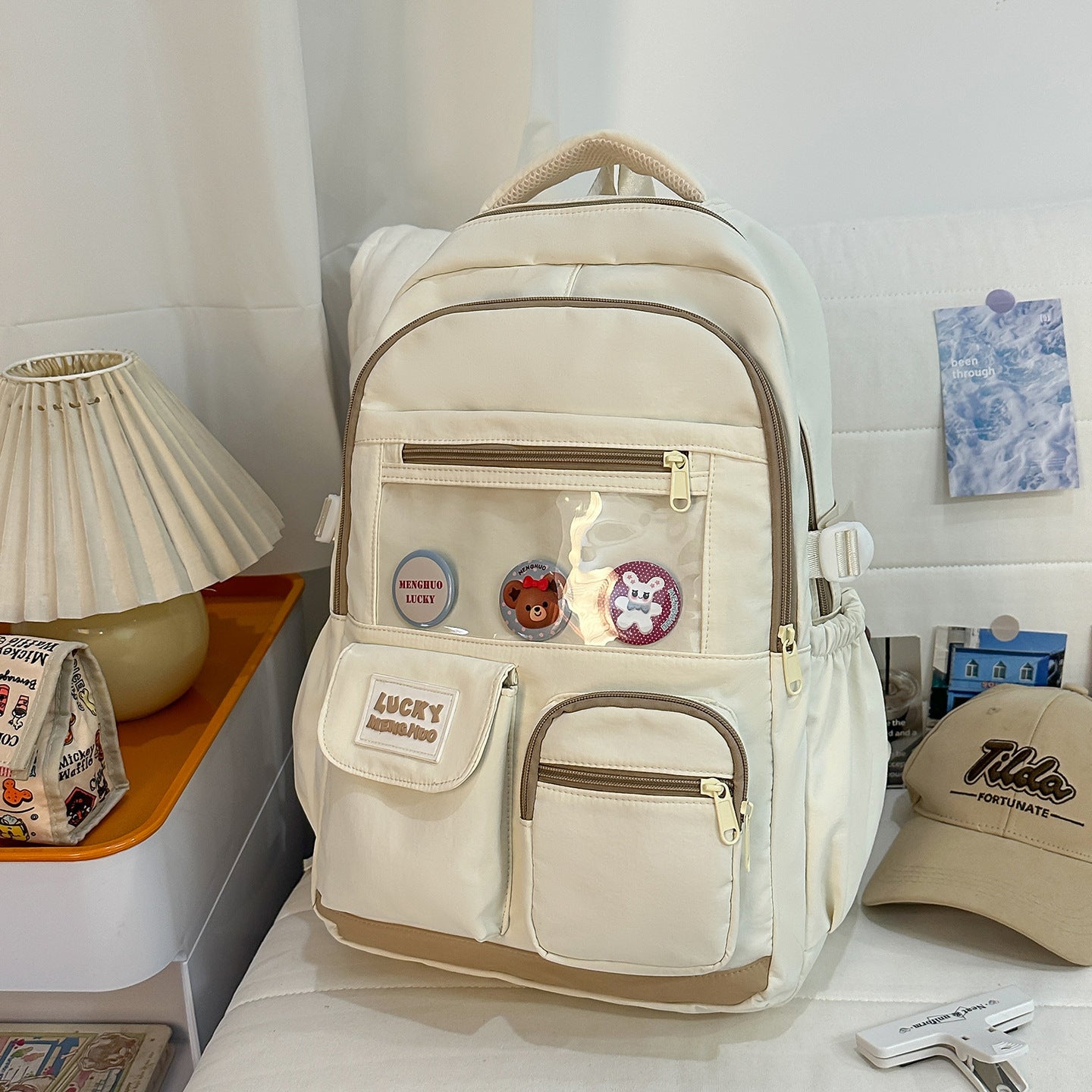 Niedlicher charakterbasierter lässiger Schulrucksack