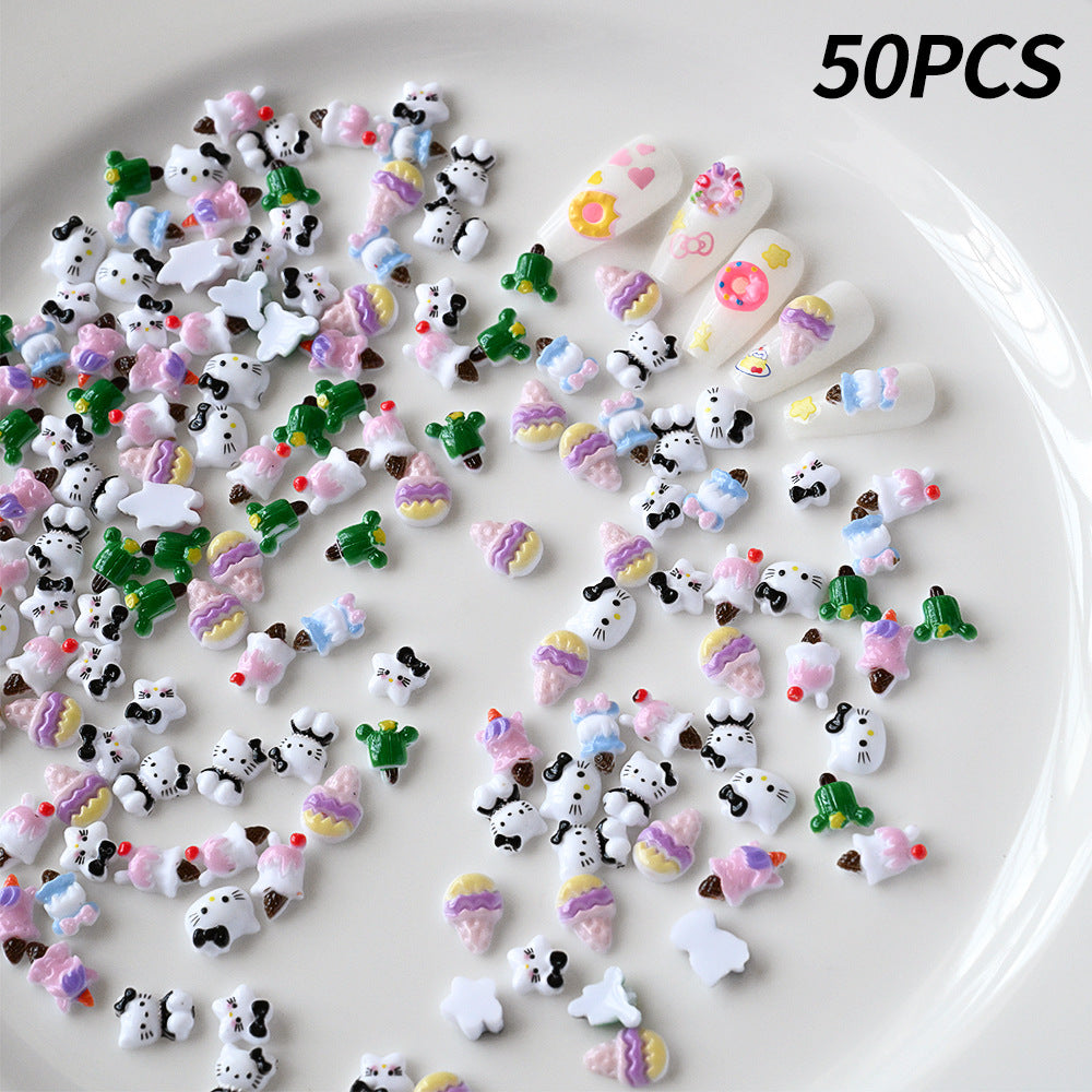 Niedliche tierische Nagelkunst Charms