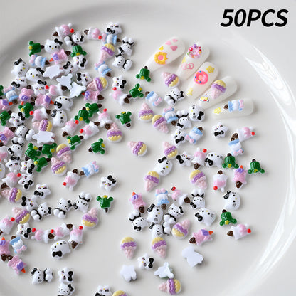 Niedliche tierische Nagelkunst Charms