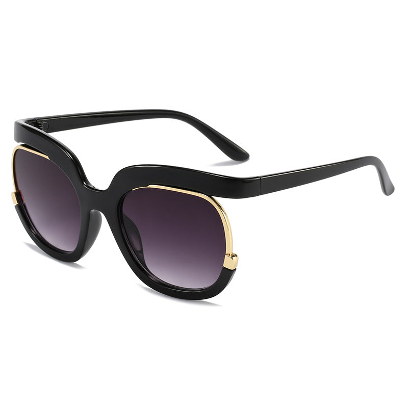 Damen Oversized Sonnenbrille mit elegantem Tortoise-Design Brehn