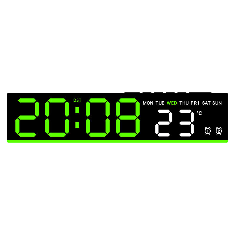 Digitaler Wecker mit großem LED-Display und Temperaturanzeige Brehn