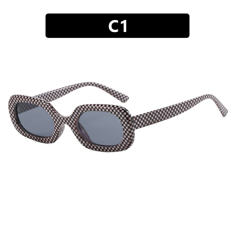 Damen oversized Sonnenbrille mit ausgefallenem Muster Brehn