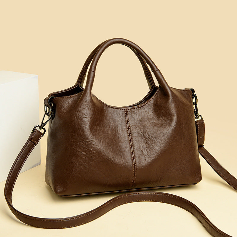 Klassische Kunstleder Handtasche Brehn
