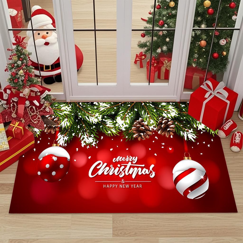 Festlicher, weihnachts thematischer dekorativer Fußmatte Brehn