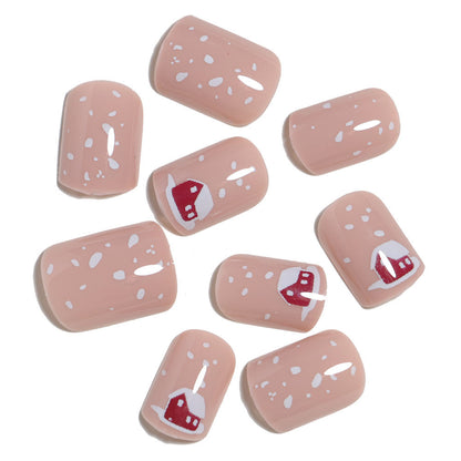 Festliche Feiertags-Themen Press-On Nagelkunst Brehn