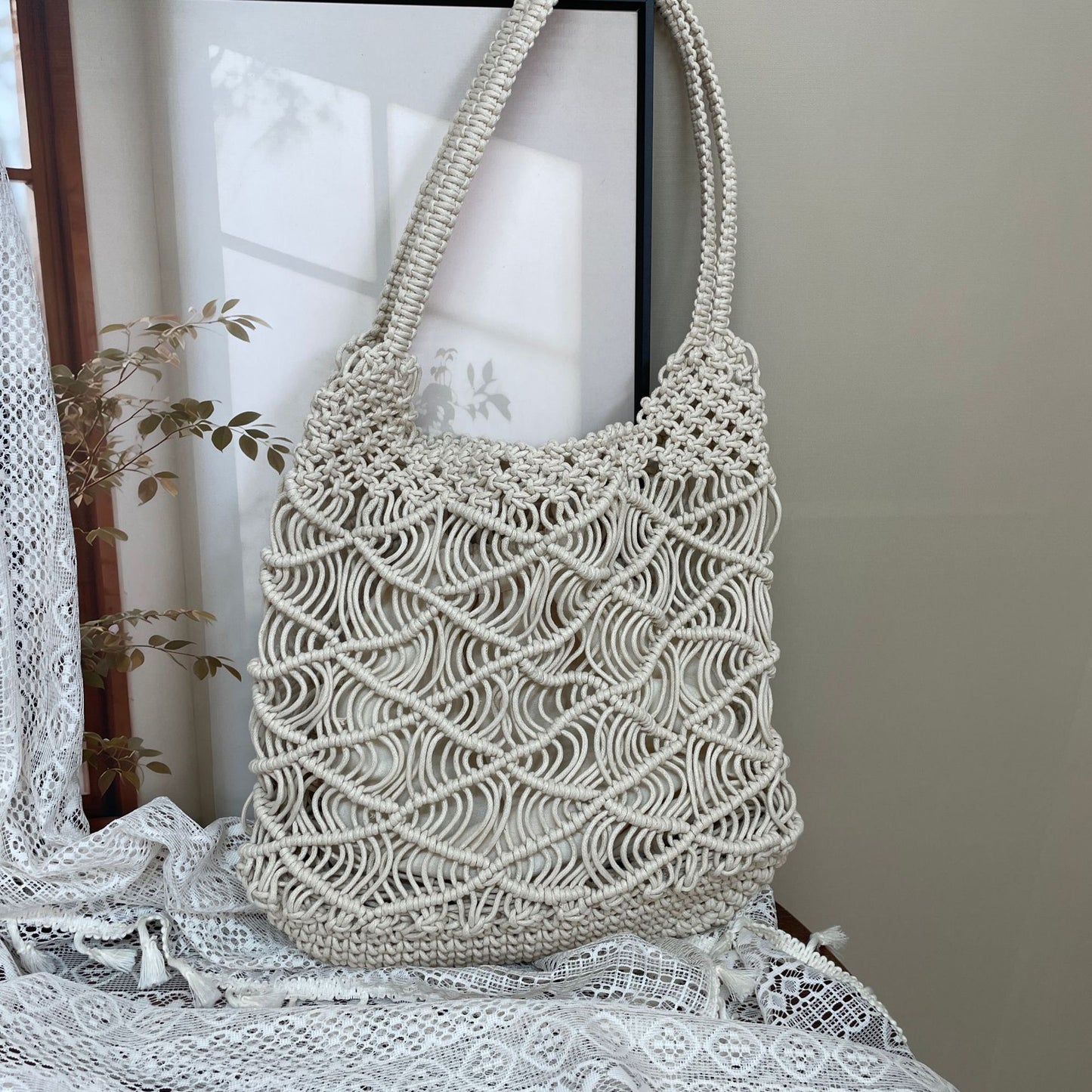 Makramee Handtasche Brehn