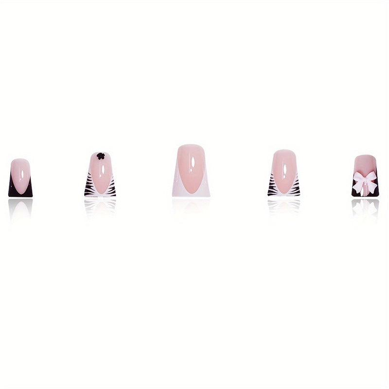 Künstlerische florale Nagelwraps Brehn