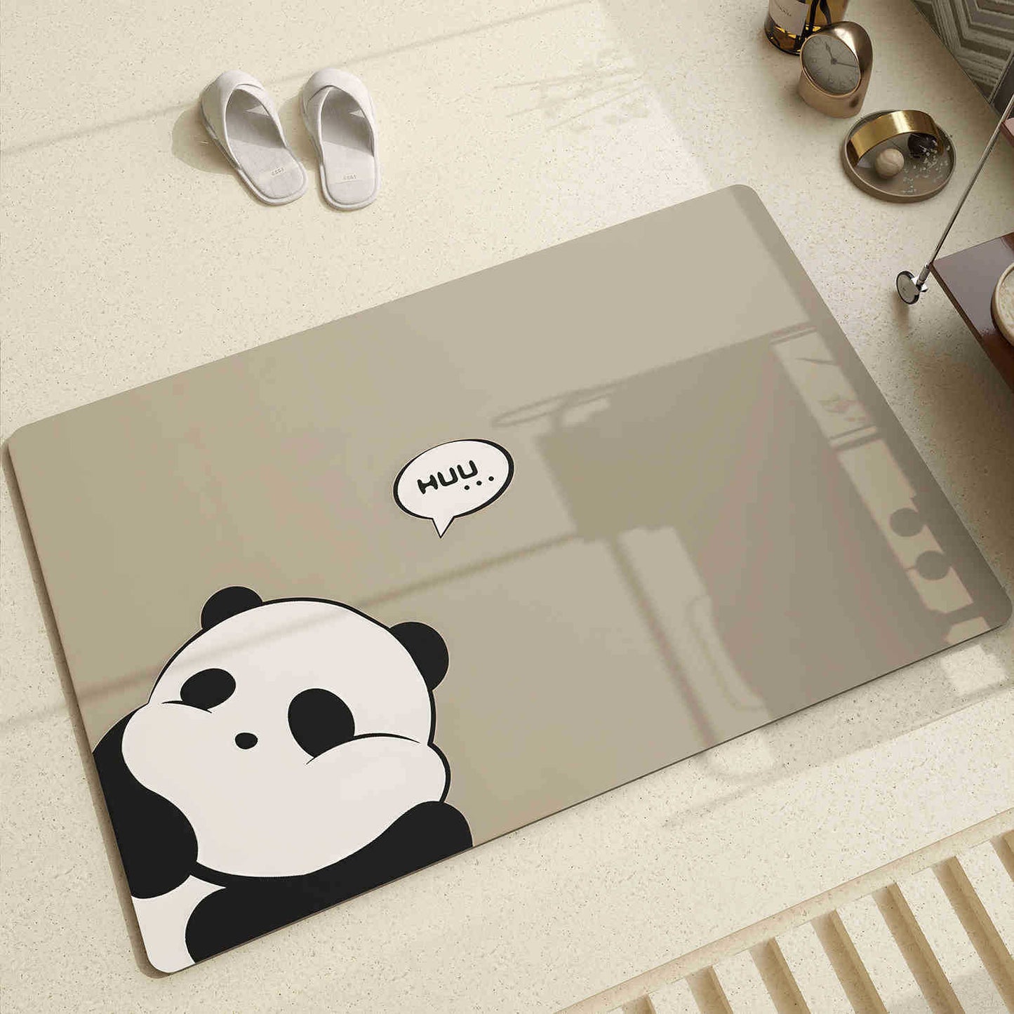 Adorable Panda-Themen Bereichsmatte