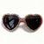 Herzförmige mit Strass verzierte Sonnenbrille Brehn