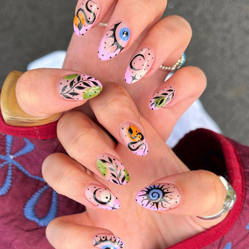 Künstlerischer Ausdruck Press-On Nagelset