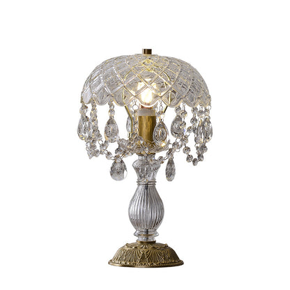 Elegante Kristall Tischlampe
