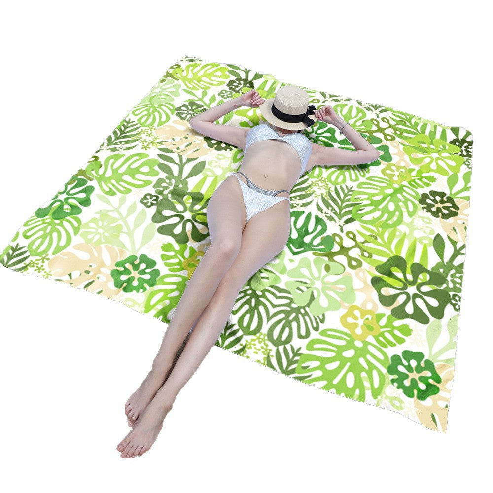 Stranddecke mit tropischem Blumendesign Brehn