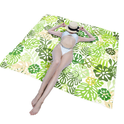 Stranddecke mit tropischem Blumendesign Brehn