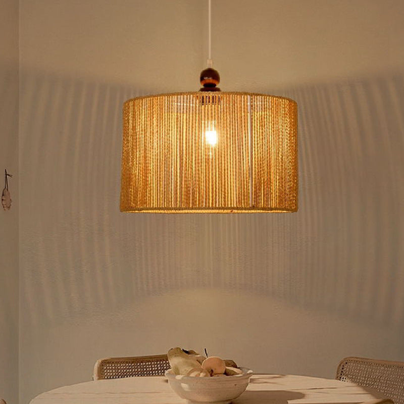 Texturiertes Rattan Pendelleuchte