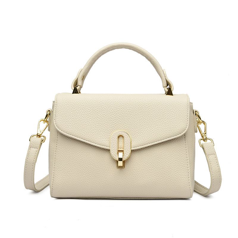 Elegante Strukturierte Top-Handle Handtasche Brehn