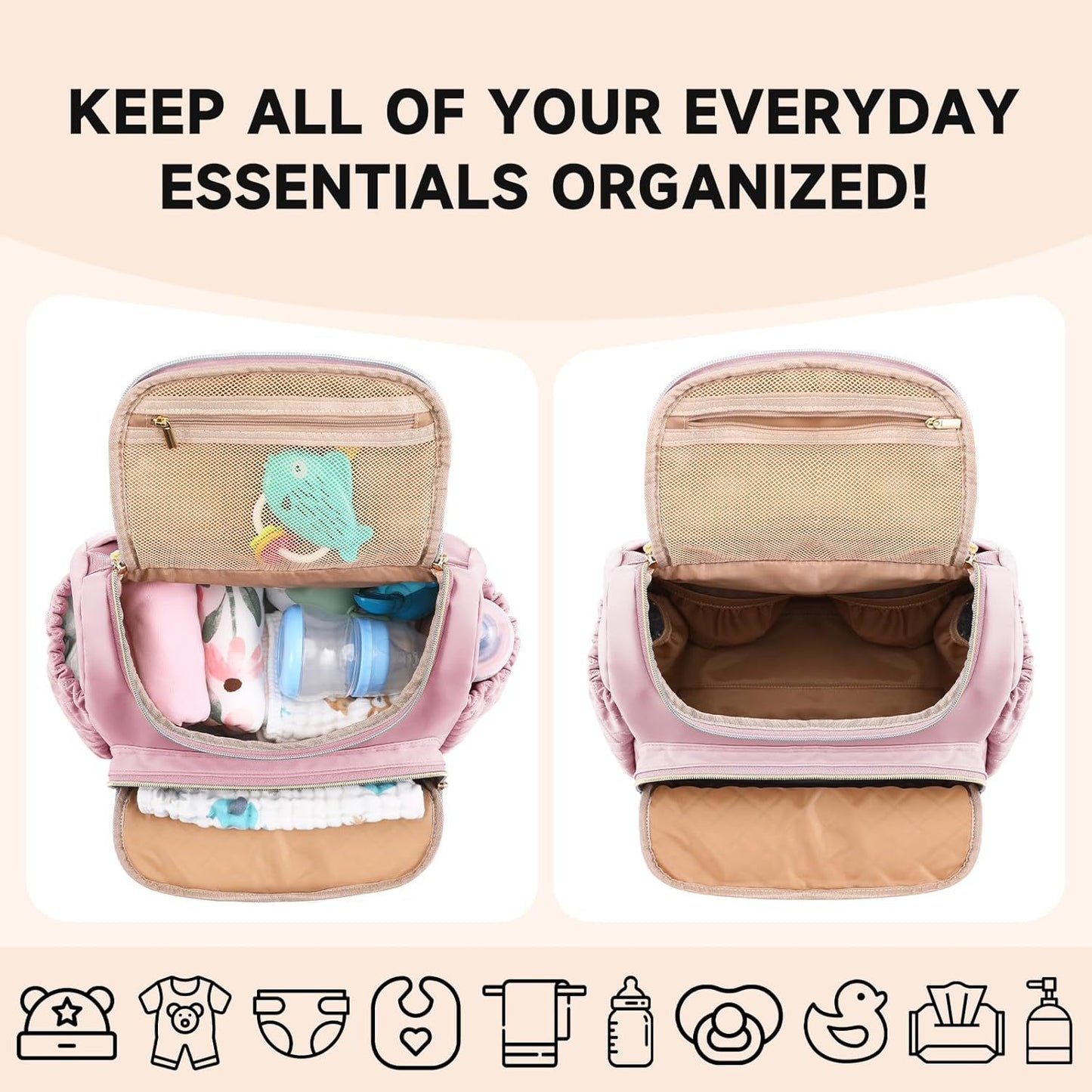 Praktischer Rucksack mit Integriertem Organizer Brehn