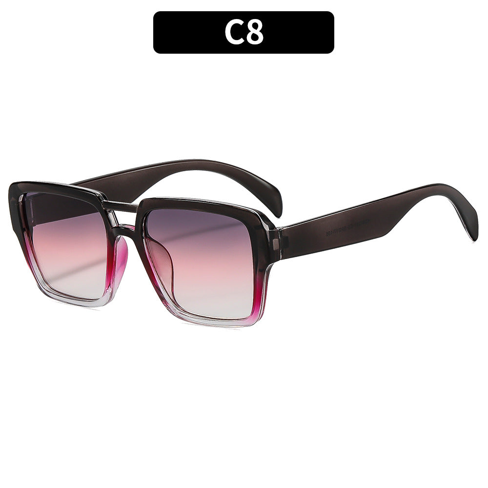 Chic Design Stylische Quadratische Rahmen Sonnenbrille