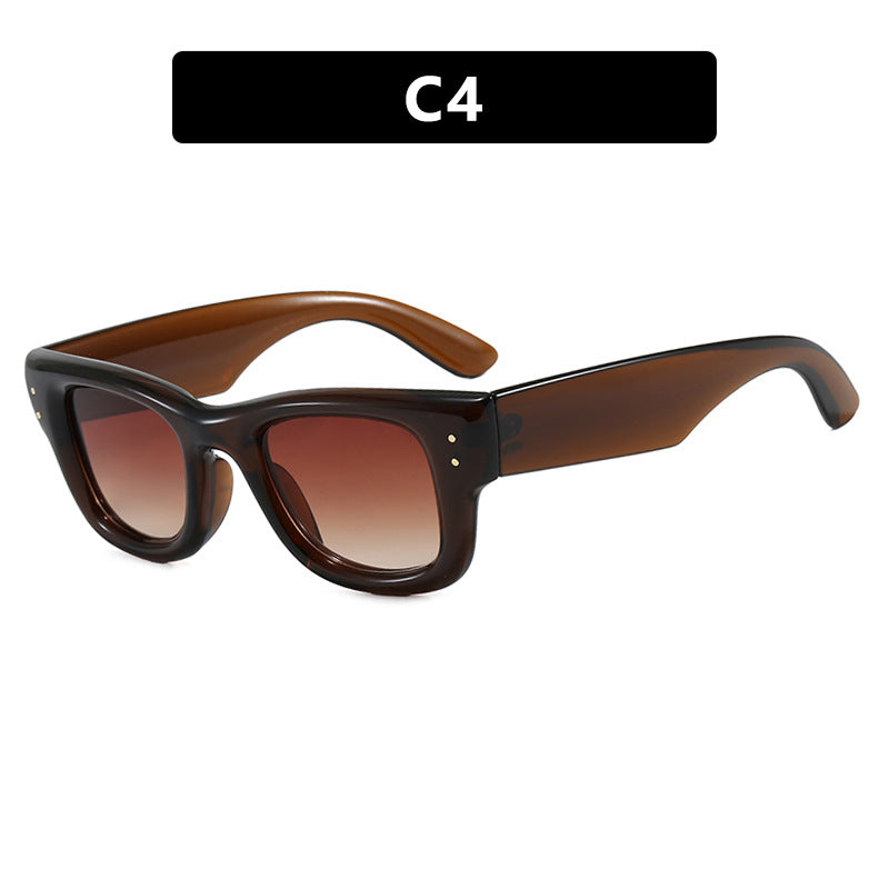 Damen modische Sonnenbrille mit breitem, elegantem Rahmen und schützendem UV-Filter Brehn