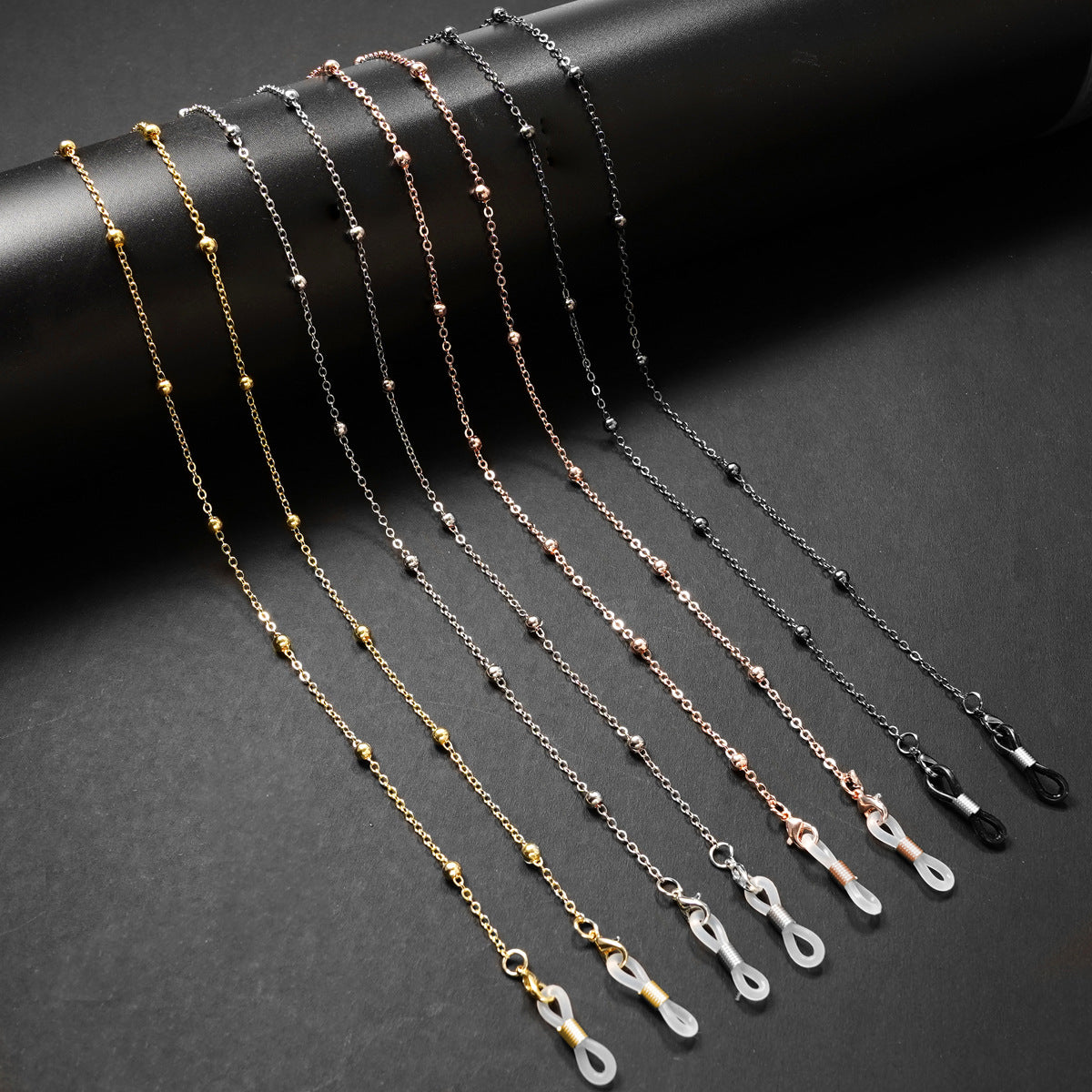 Premium Gold Beaded Brillen Kette Brehn