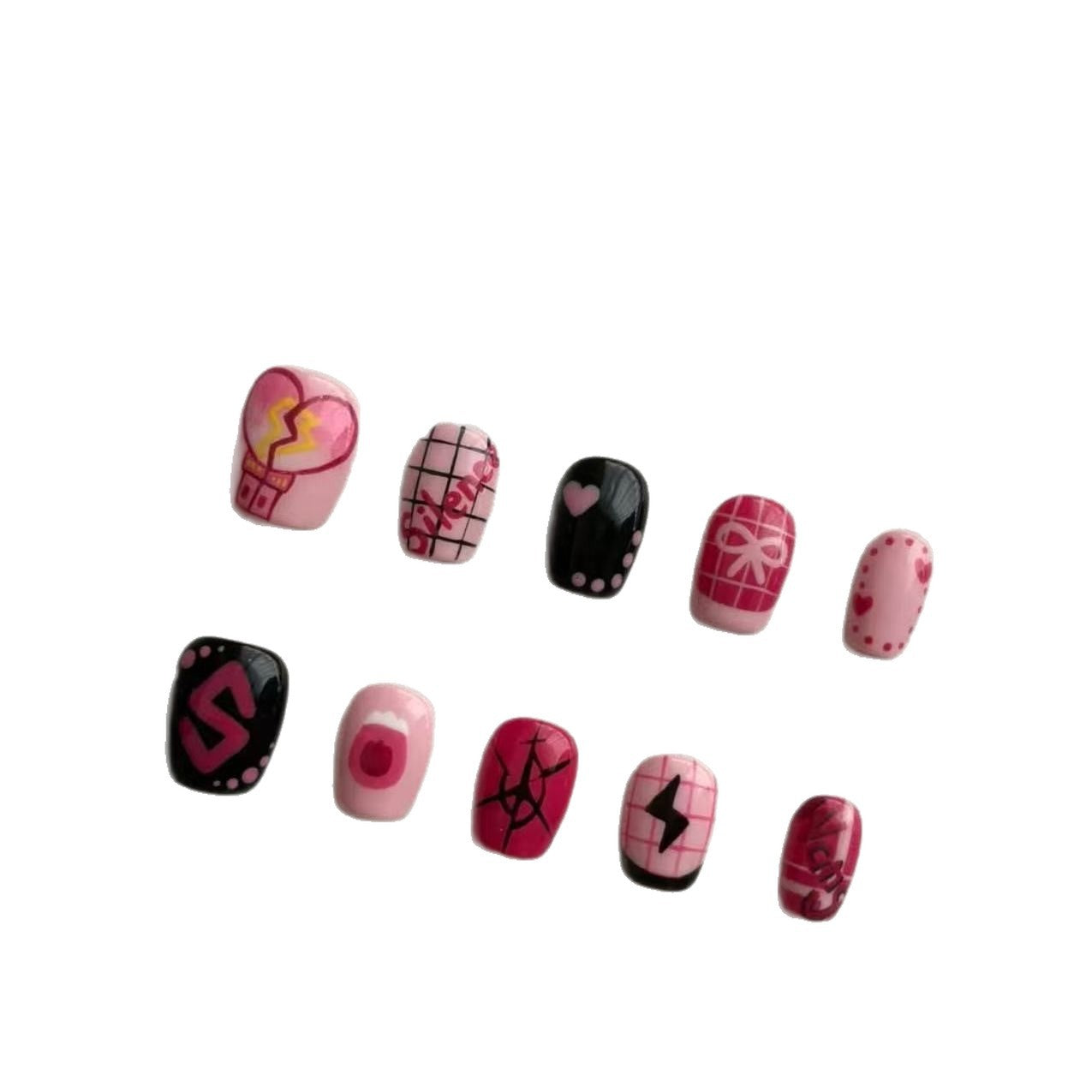 Kreatives Press-On Nagelset Brehn