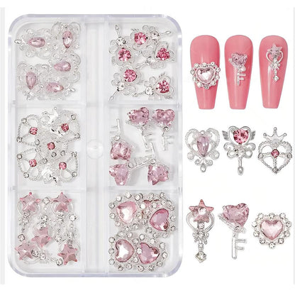 Dekorative Nagel Charms Set