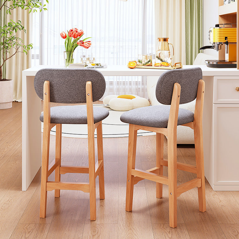 Höhenverstellbarer Barhocker Mit Rückenlehne Und Polster Brehn