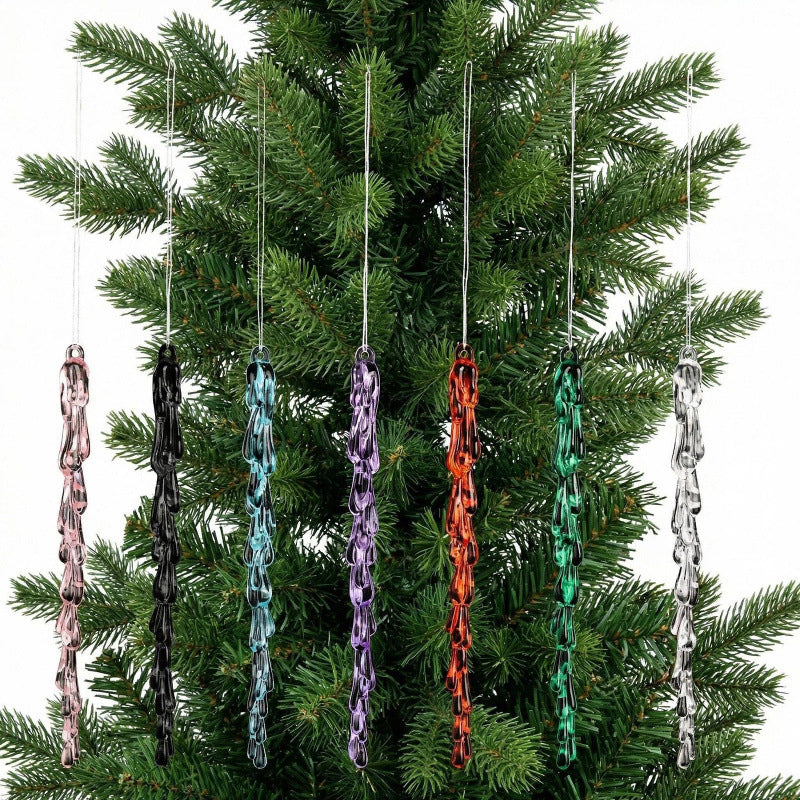 Dekorative Weihnachtslichterkette mit Eiszapfen-Design Brehn