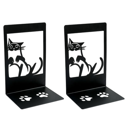 Kat Silhouette dekorative Buchstützen