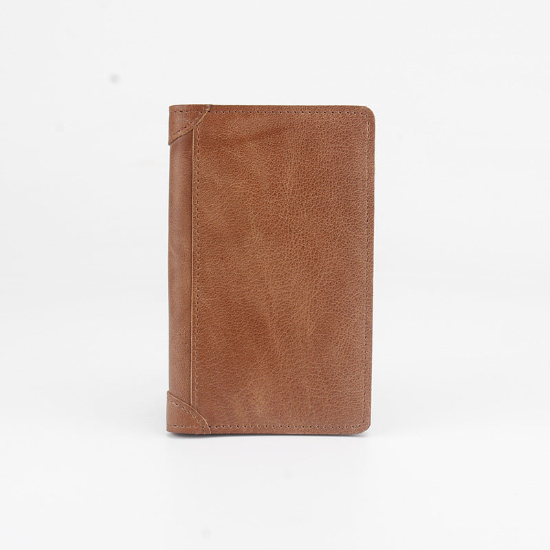 Vintage Leder Organizer Brieftasche Brehn