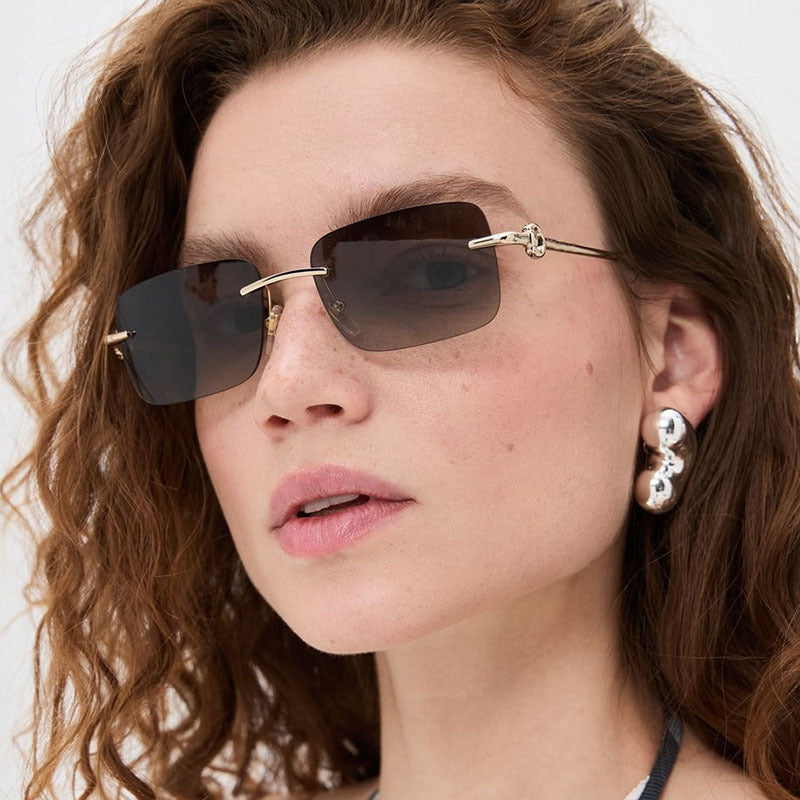Damen modische geometrische Brille Brehn