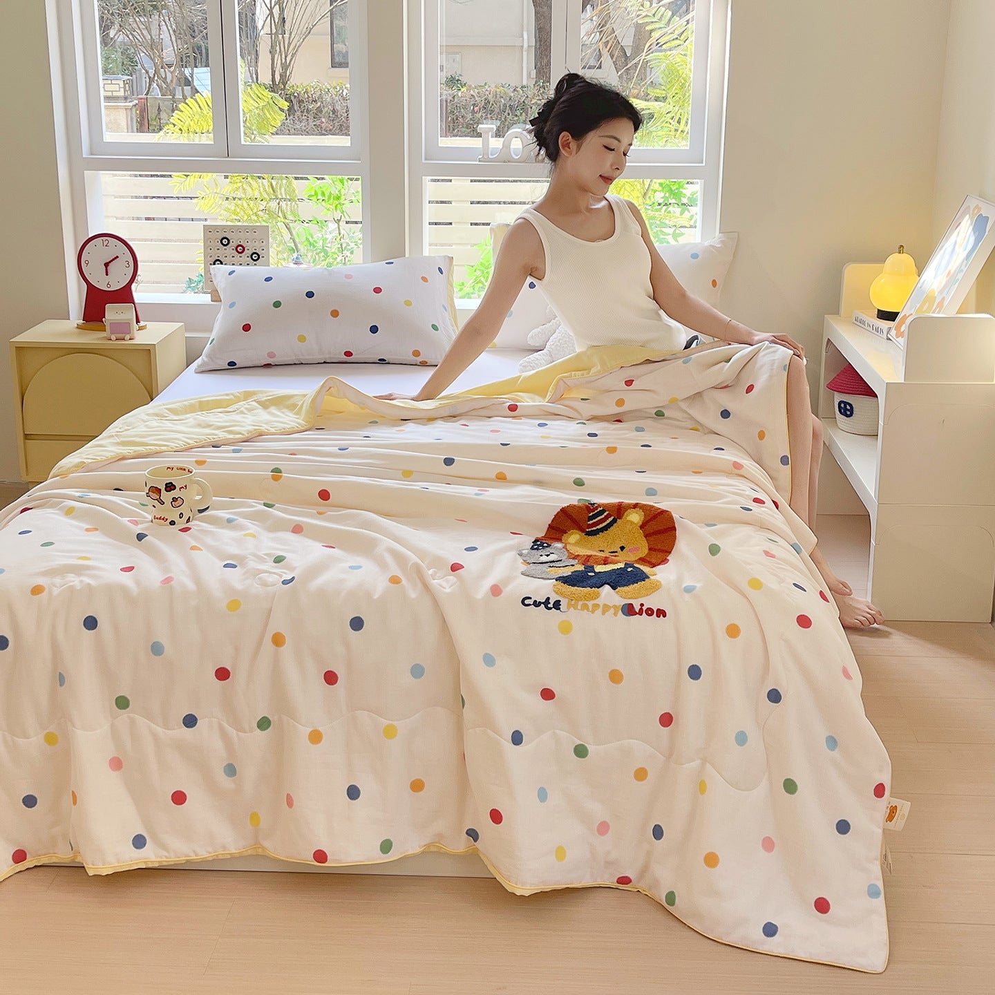 Damen Kuscheldecke mit niedlichem Bärenmotiv Brehn