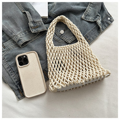 Handgefertigte Makramee Tote-Bag Brehn
