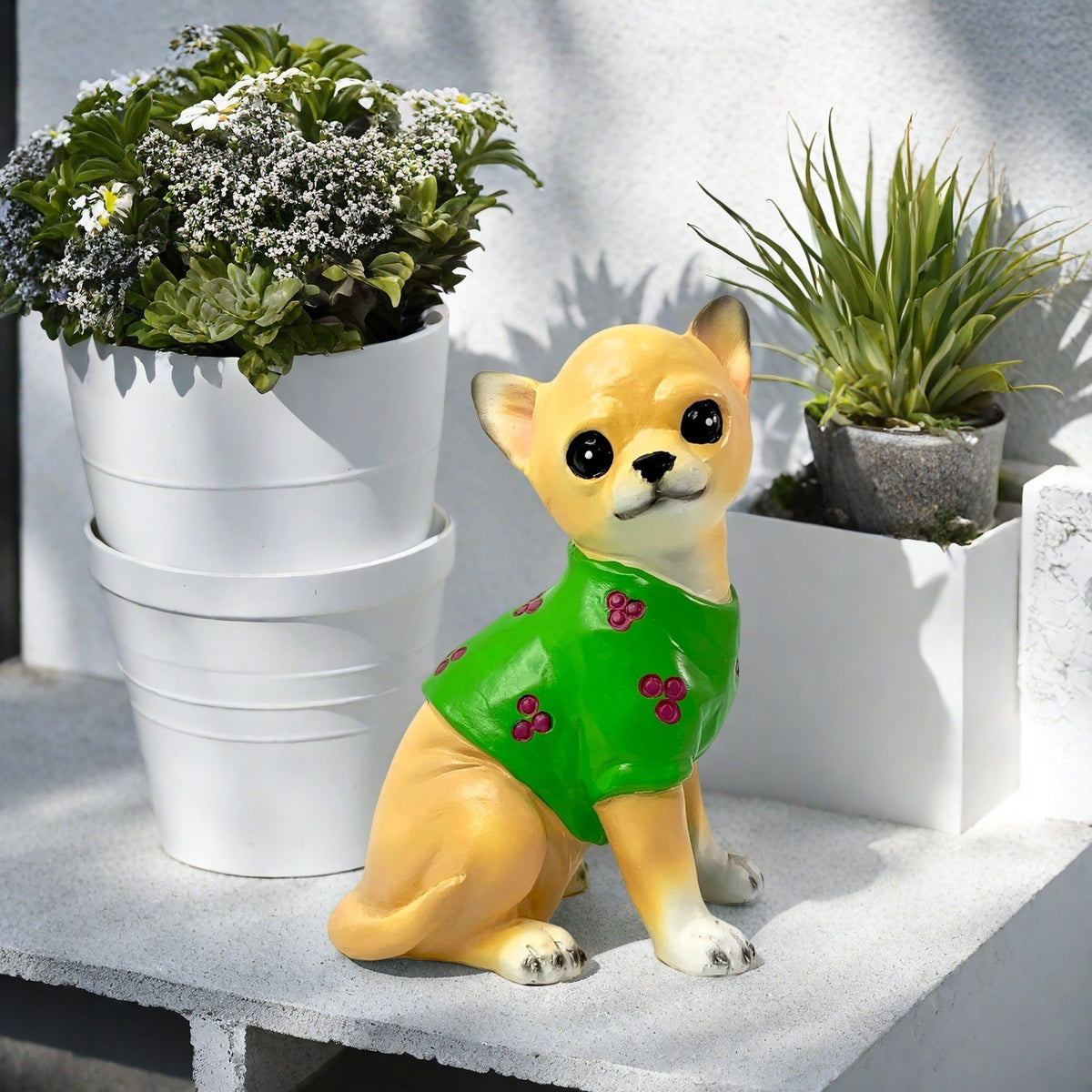 Dekorative Schlafende Bulldogge Figur Brehn