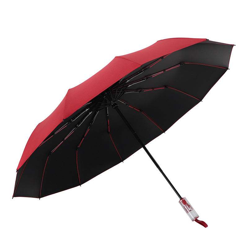 Unisex Multifunktionale Regenschirm mit Teleskopmechanismus Brehn