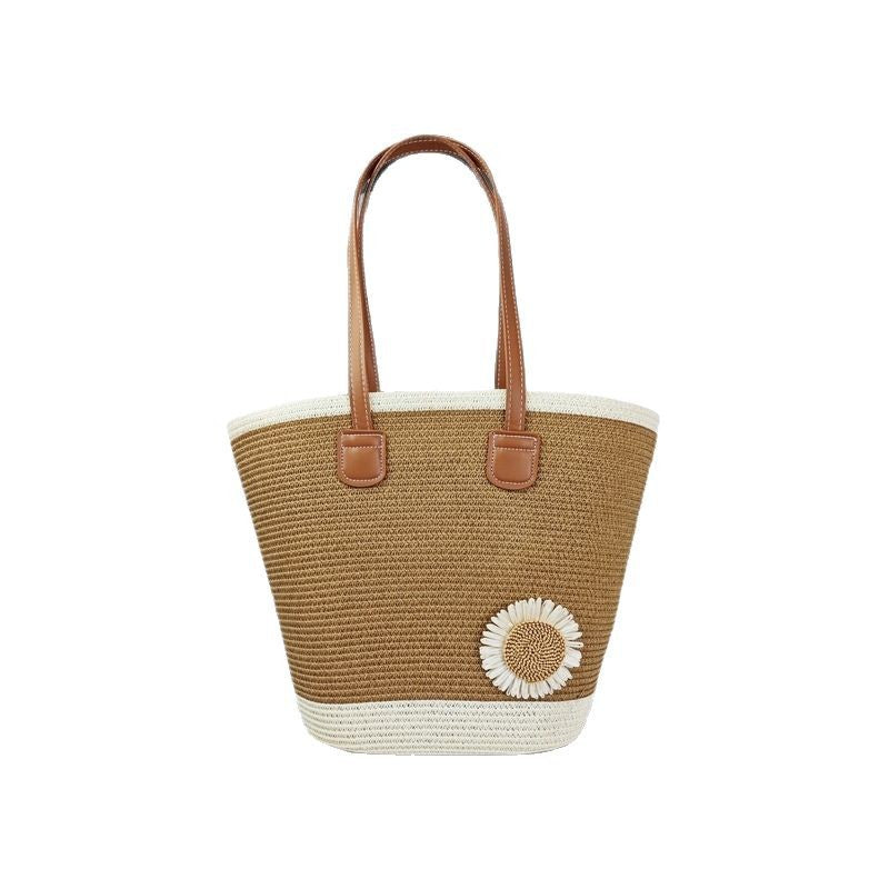 Strandtasche mit Floralen Akzenten Brehn