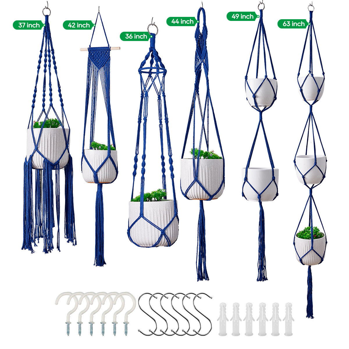 Macramé Pflanze Hänger Set