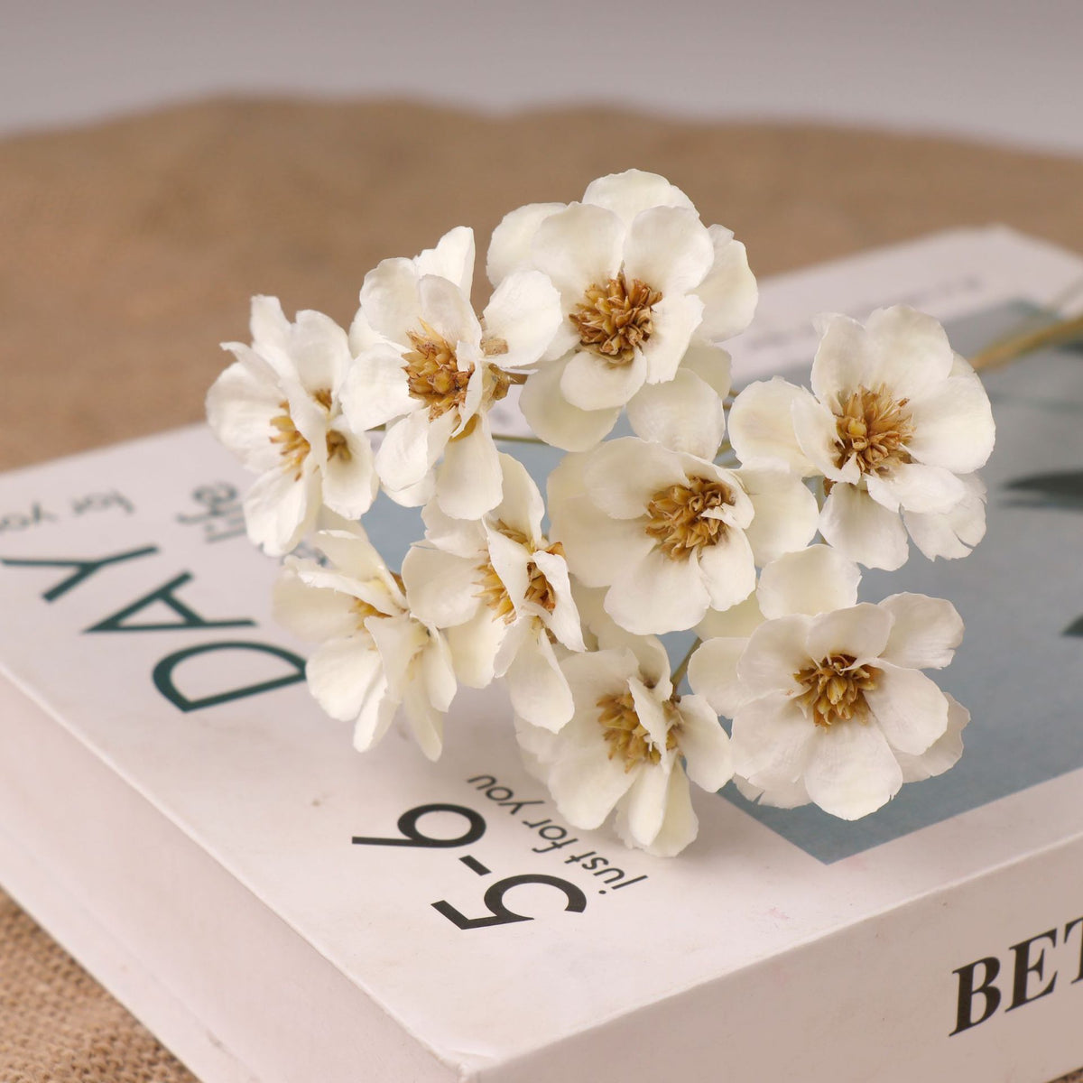Dekorativer getrockneter Blumenstrauß