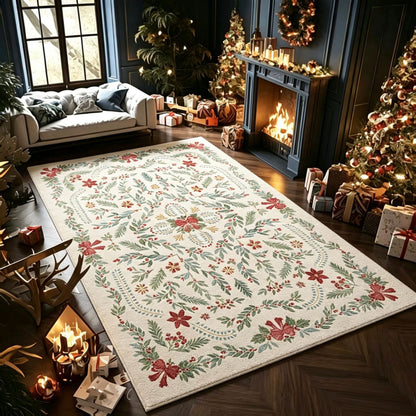 Gemütlicher winterlicher Teppich
