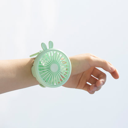 Unisex Tragbarer Handventilator mit integriertem Armband und flexibler Neigung Brehn