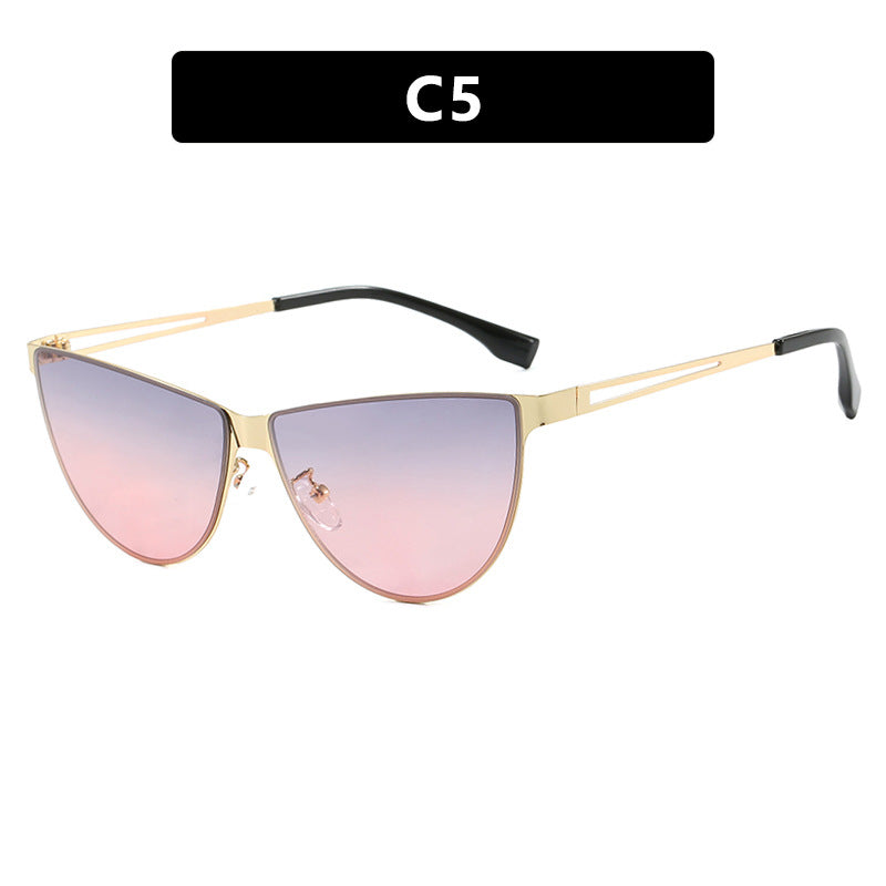 Damen Cat-Eye Sonnenbrille mit stilvollem Metallrahmen und schützendem UV-Filter Brehn