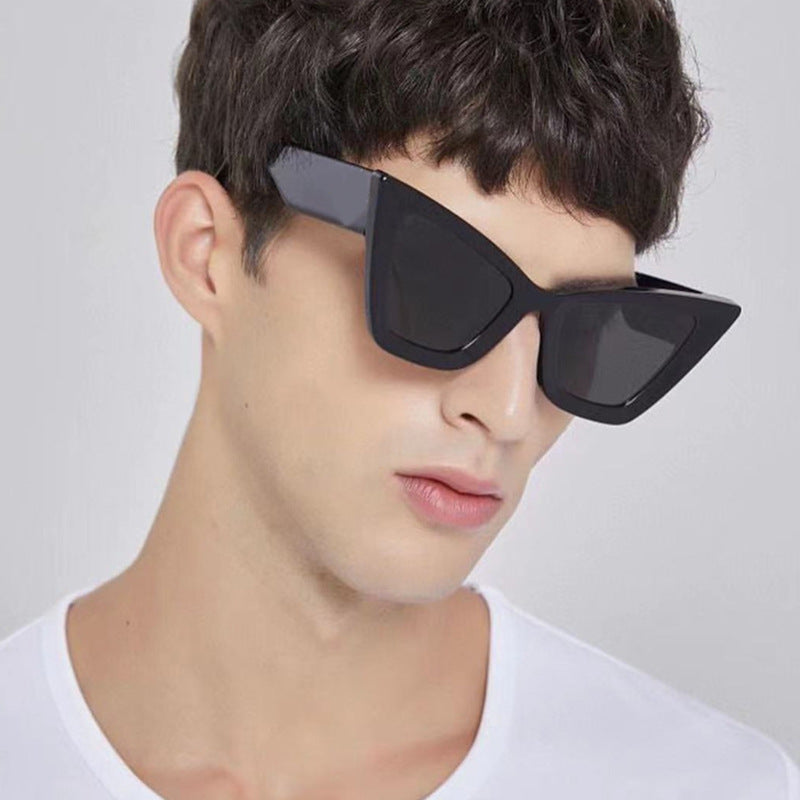 Damen Cat-Eye Sonnenbrille mit einzigartigem Wellenrahmen Brehn