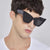 Damen Cat-Eye Sonnenbrille mit einzigartigem Wellenrahmen Brehn