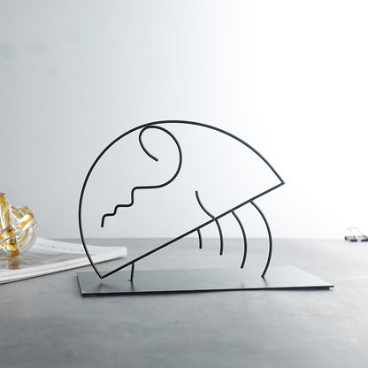 Moderne Abstracte Kwallen Sculptuur