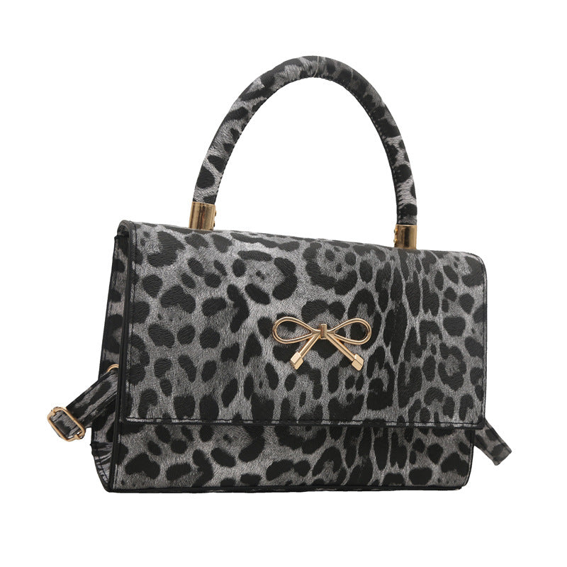 Stylische Tierdruck Top Handle Handtasche Brehn