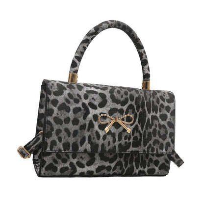 Stylische Tierdruck Top Handle Handtasche Brehn