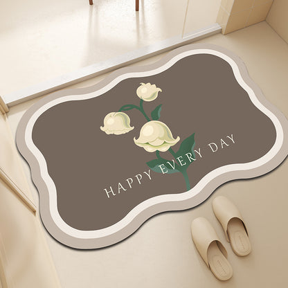Blumen-Design Komfortmatte Brehn