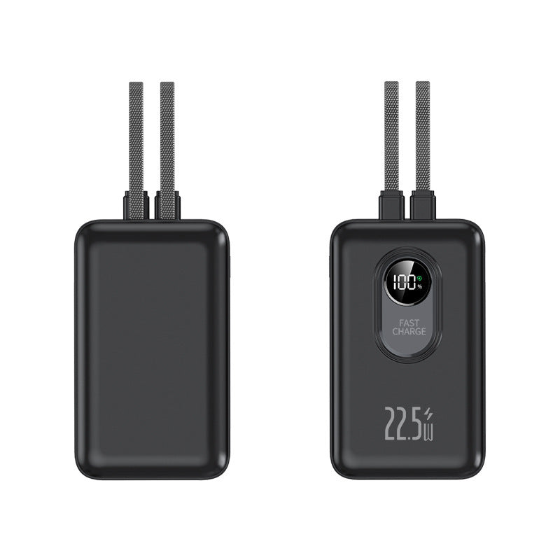 Tragbare Powerbank mit schnellem Ladegerät und digitalem Display Brehn